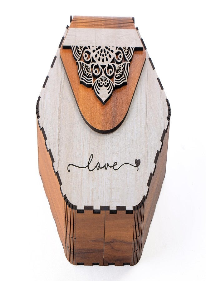 Adrohai Wooden Handbag for Women Wooden Purse Clutch Bag Ladies Wallet Wooden Lightweight Unique Purse Handbags for Women Girls One Shoulder Cross Body Bag Women (White) - Image 4